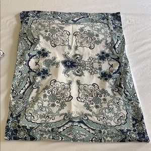 Pottery Barn Blue Paisley Standard Pillow Shams